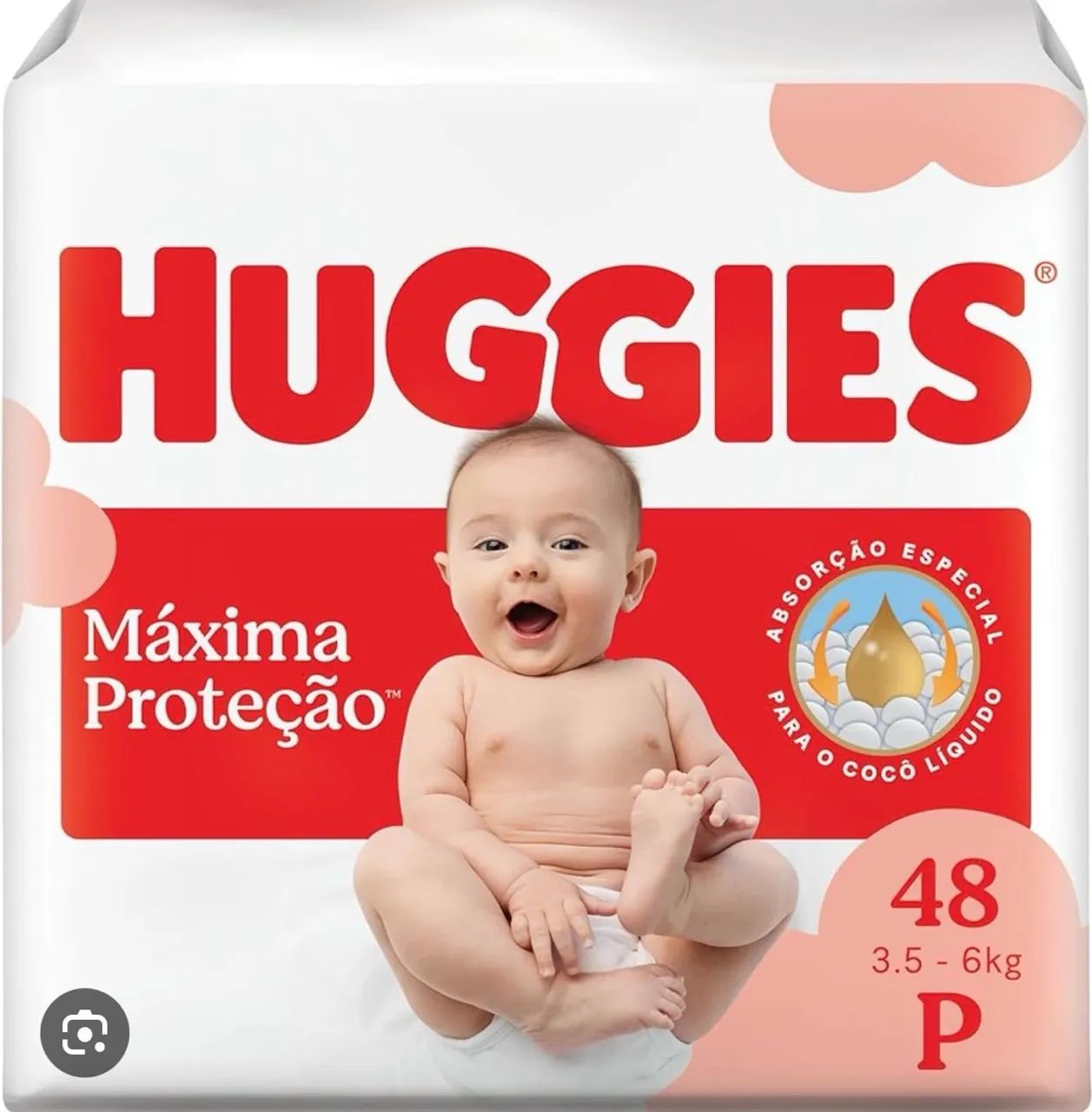 Huggies Máxima Proteção P 48
