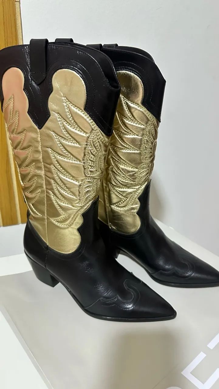 Bota Arezzo western 34 nova  - Foto 2