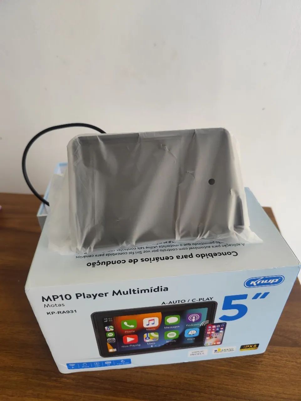 Vendo esse mp10 multi mídia para moto 