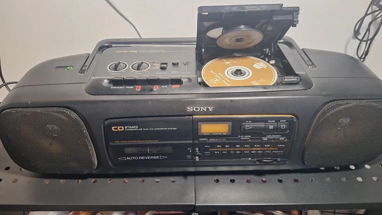 Aparelho de som bombox sony - Foto 3