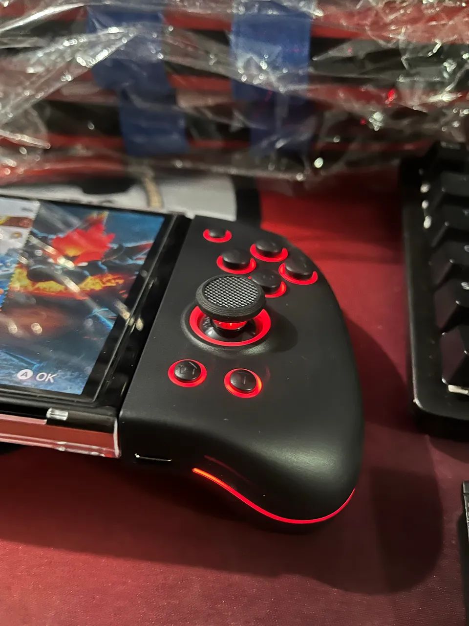 Joypad Wireless LinYuvo KS-47 com LED RGB para Switch & PC novos na caixa - Foto 4