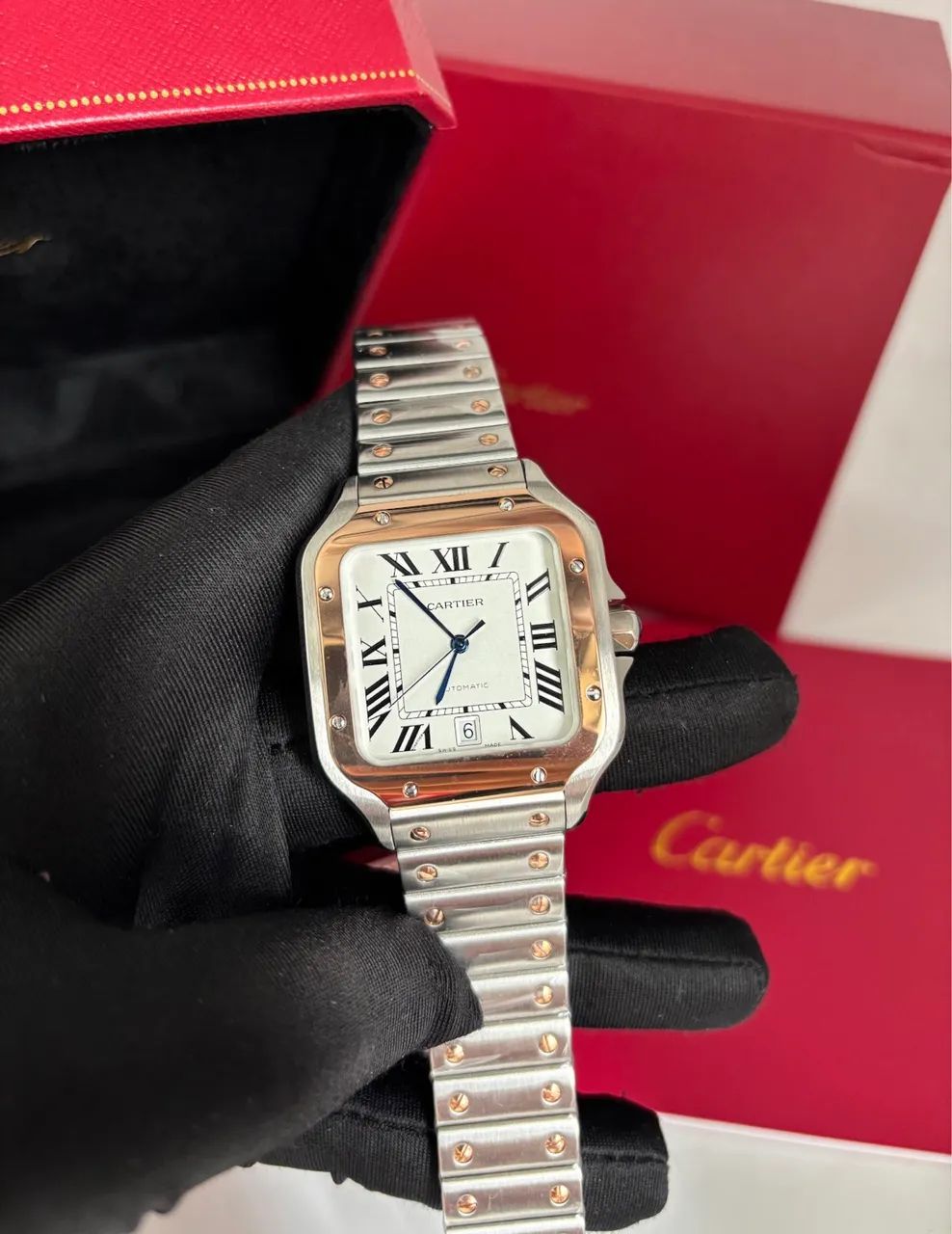 Relógio Cartier Santos 40mm Automático  - Foto 3