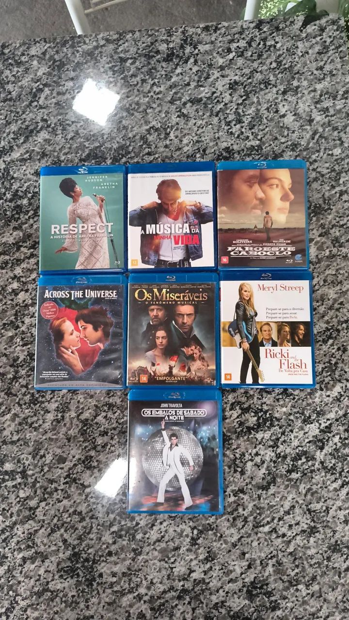 Blu-ray Musical Coleção com 7 filmes