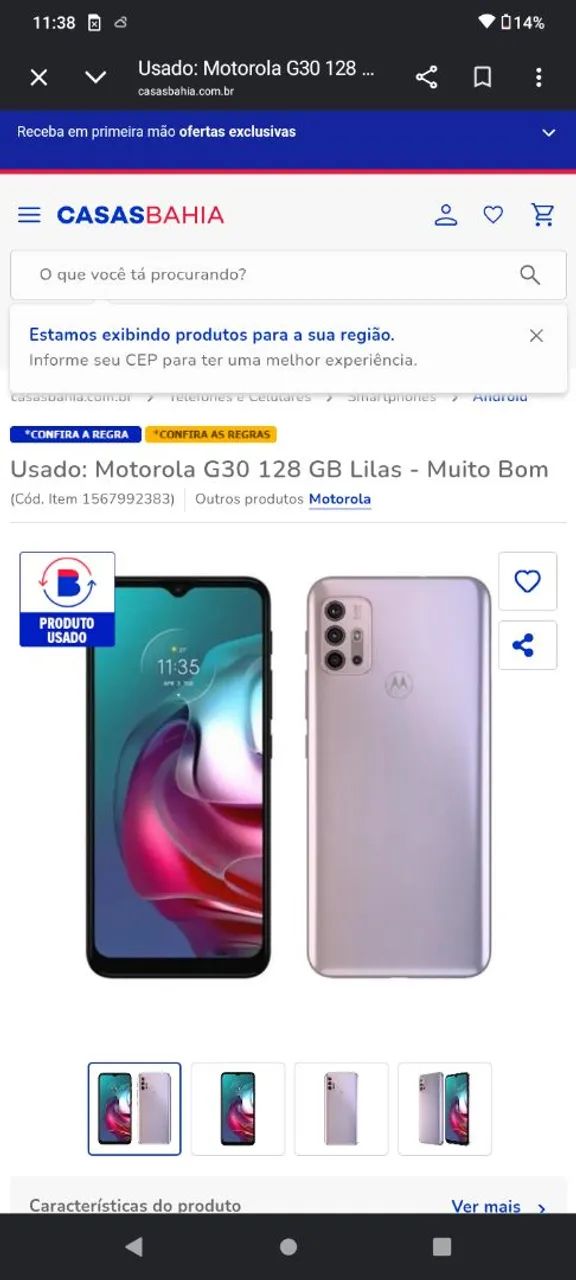 Vendo um celular moto g 30 - Foto 2