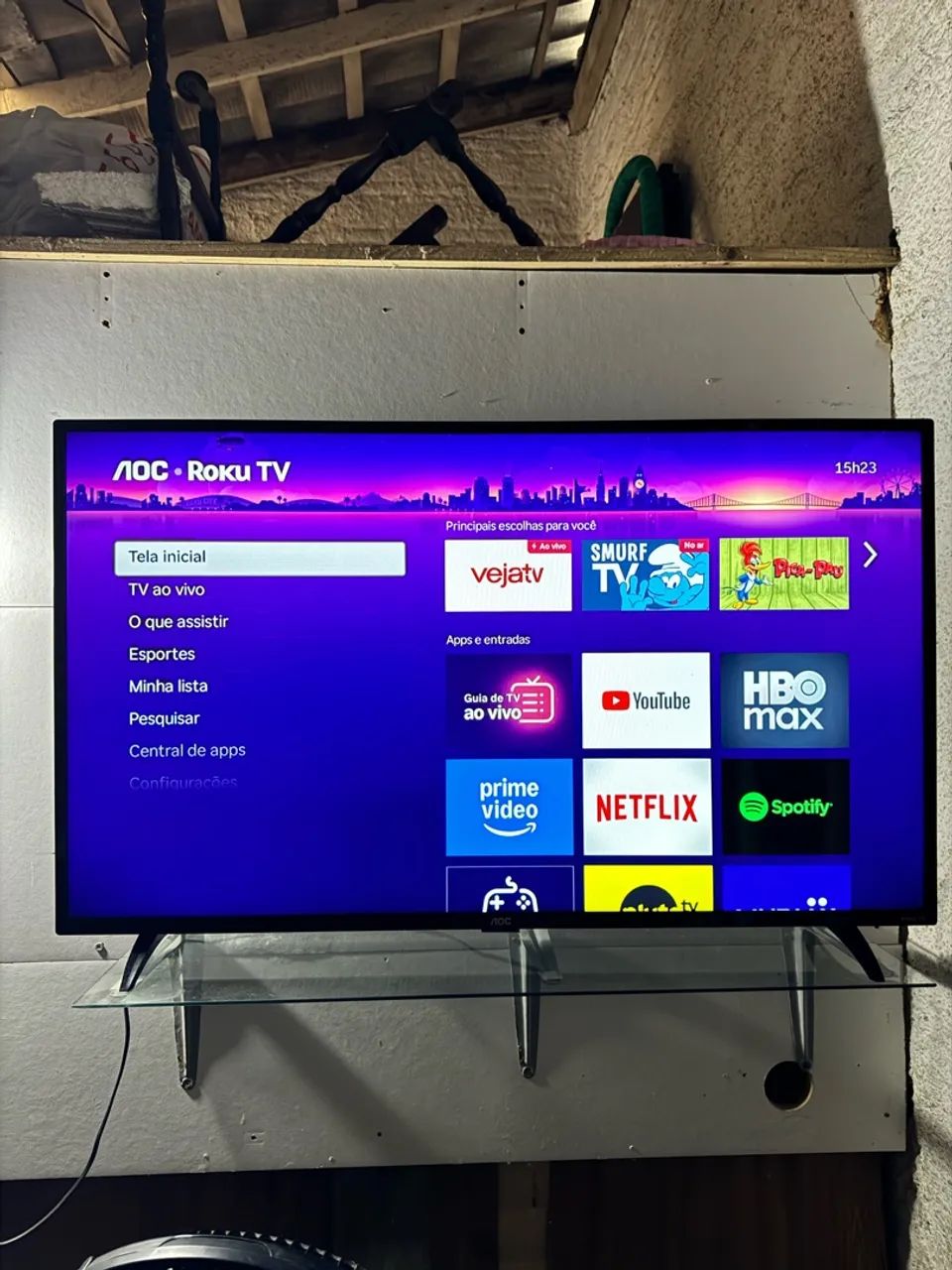 SMART TV AOC 43 FULL HD ROKU TV - Foto 2