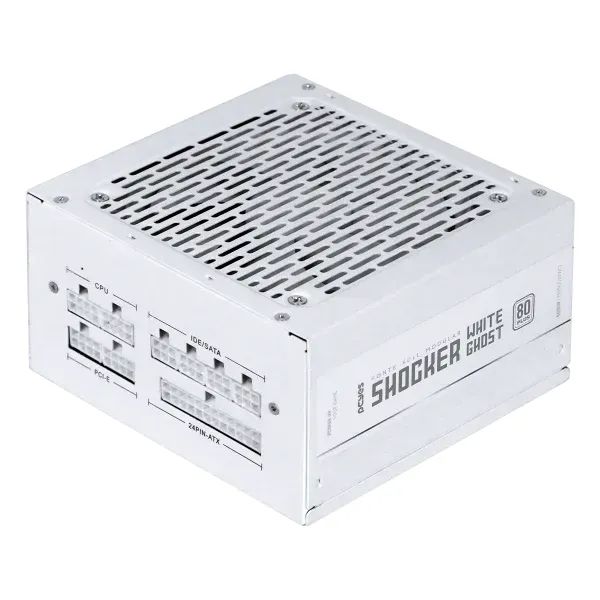 Fonte Gamer Pcyes Shocker Full Modular 500W 80 Plus White - White Ghost - Foto 2