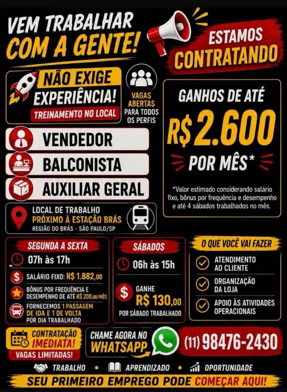 Operador de loja 