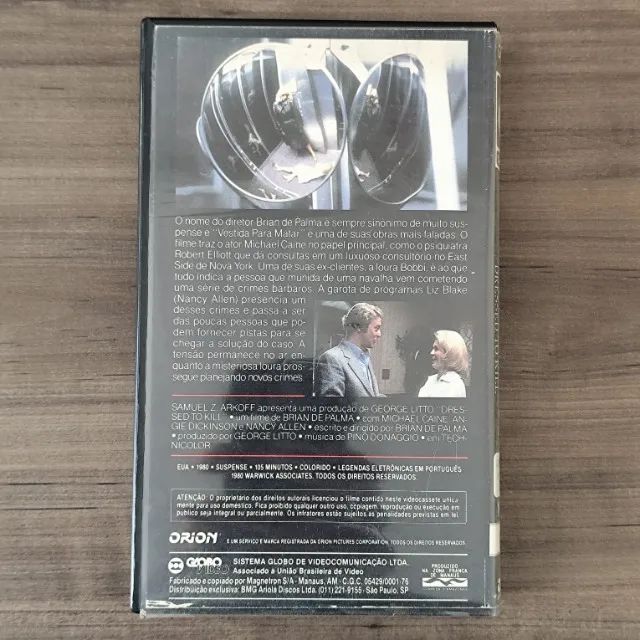 Fita VHS Vestida Para Matar (Legendado) - Foto 2