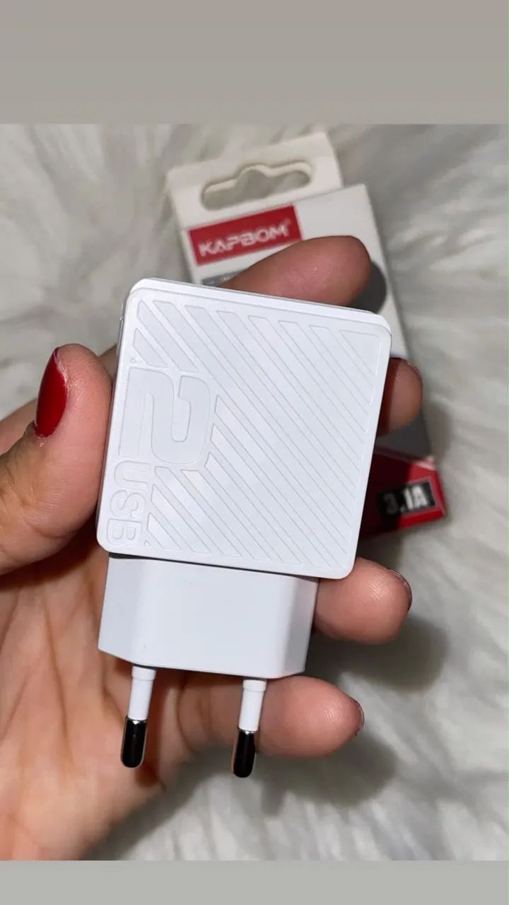 Fonte USB 2 entradas 3.A1   - Foto 4
