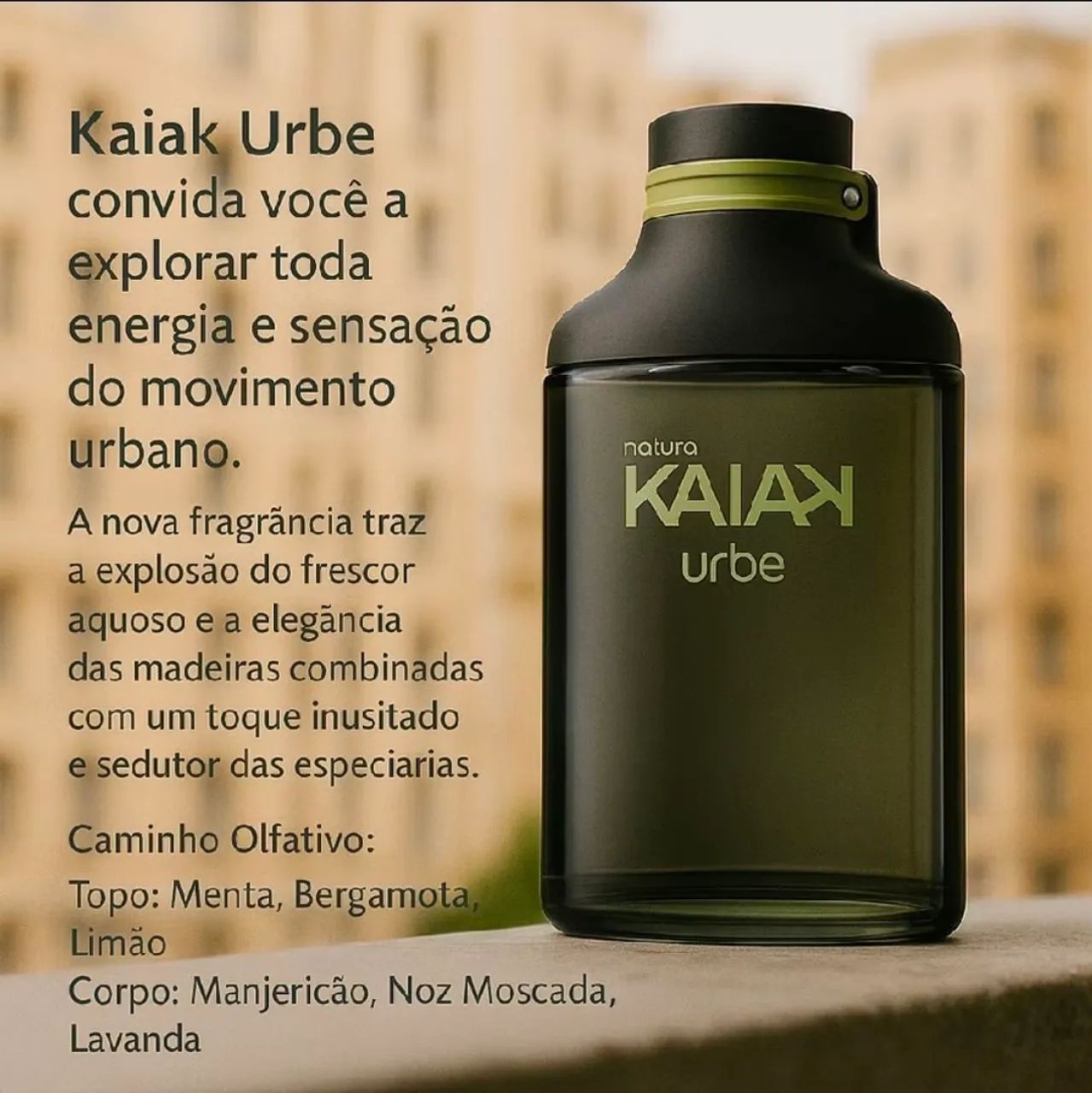 Desodorante Colônia Kaiak Urbe natura 100ml - Foto 2