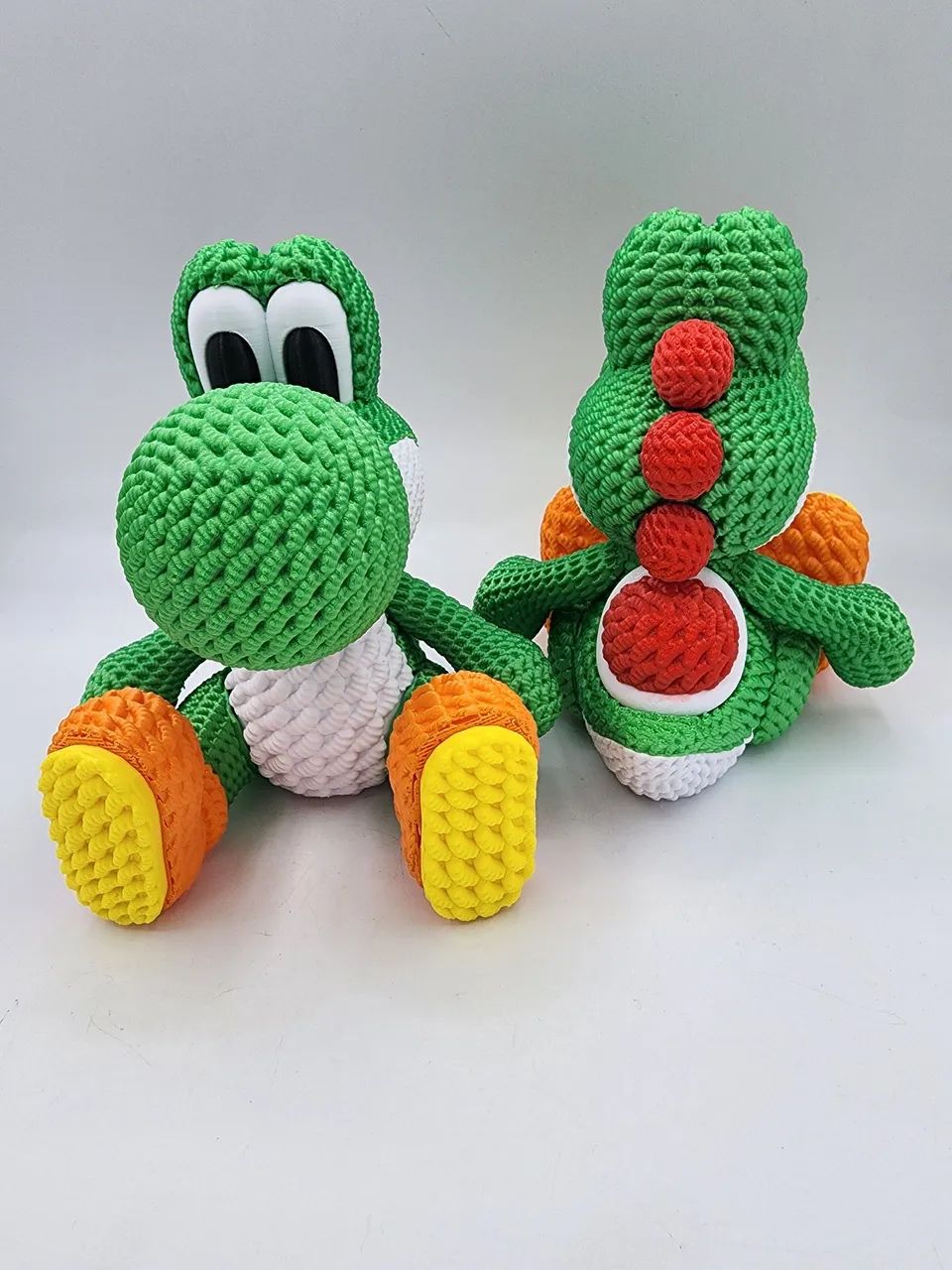 Boneco yoshi estilo crochê  - Foto 3