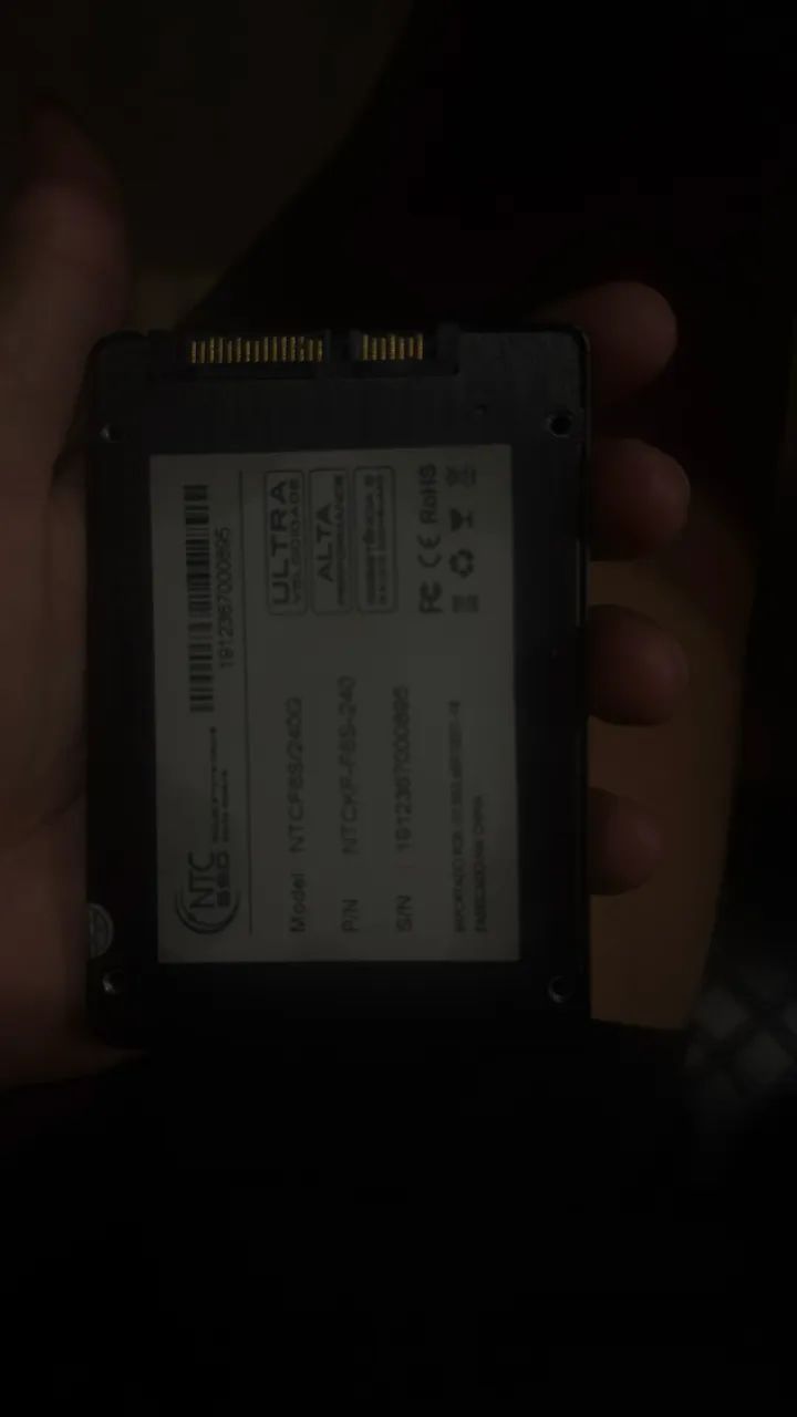 SSD 240GB NTC SATA III (NTCF6S) - Perfeito Estado para PC ou Notebook - Foto 2