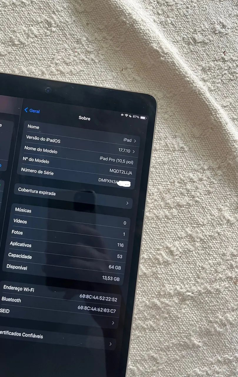 Apple iPad Pro 64gb 10.5