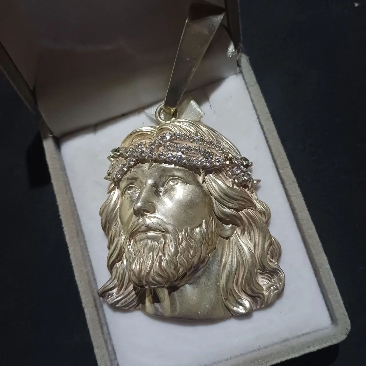 Pingente jesus prata 925 - Foto 4