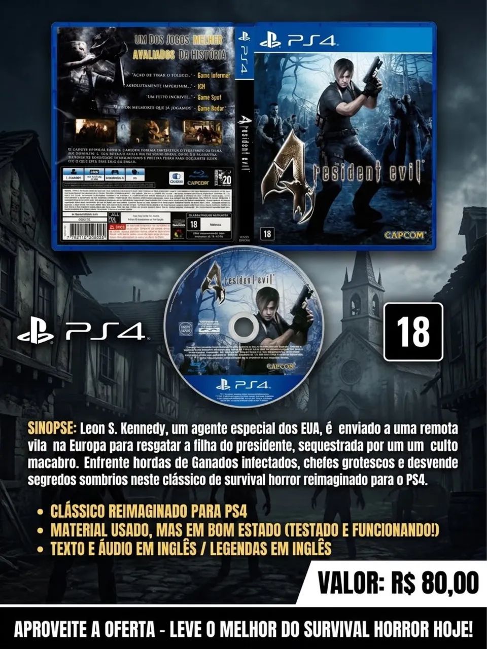 Jogos de PS4 - Foto 5