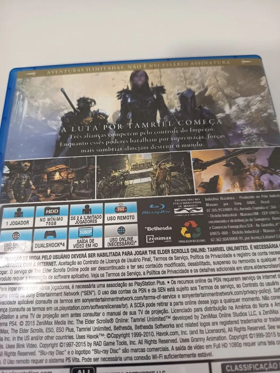 The Elder Scrolls PS4 com conteúdo adicional  - Foto 4