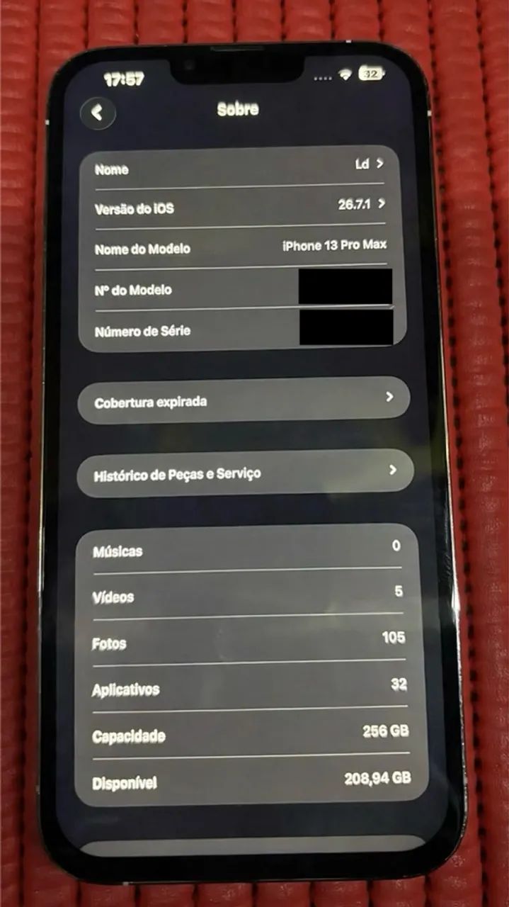 iphone 13 pro max 256 gb branco  - Foto 3