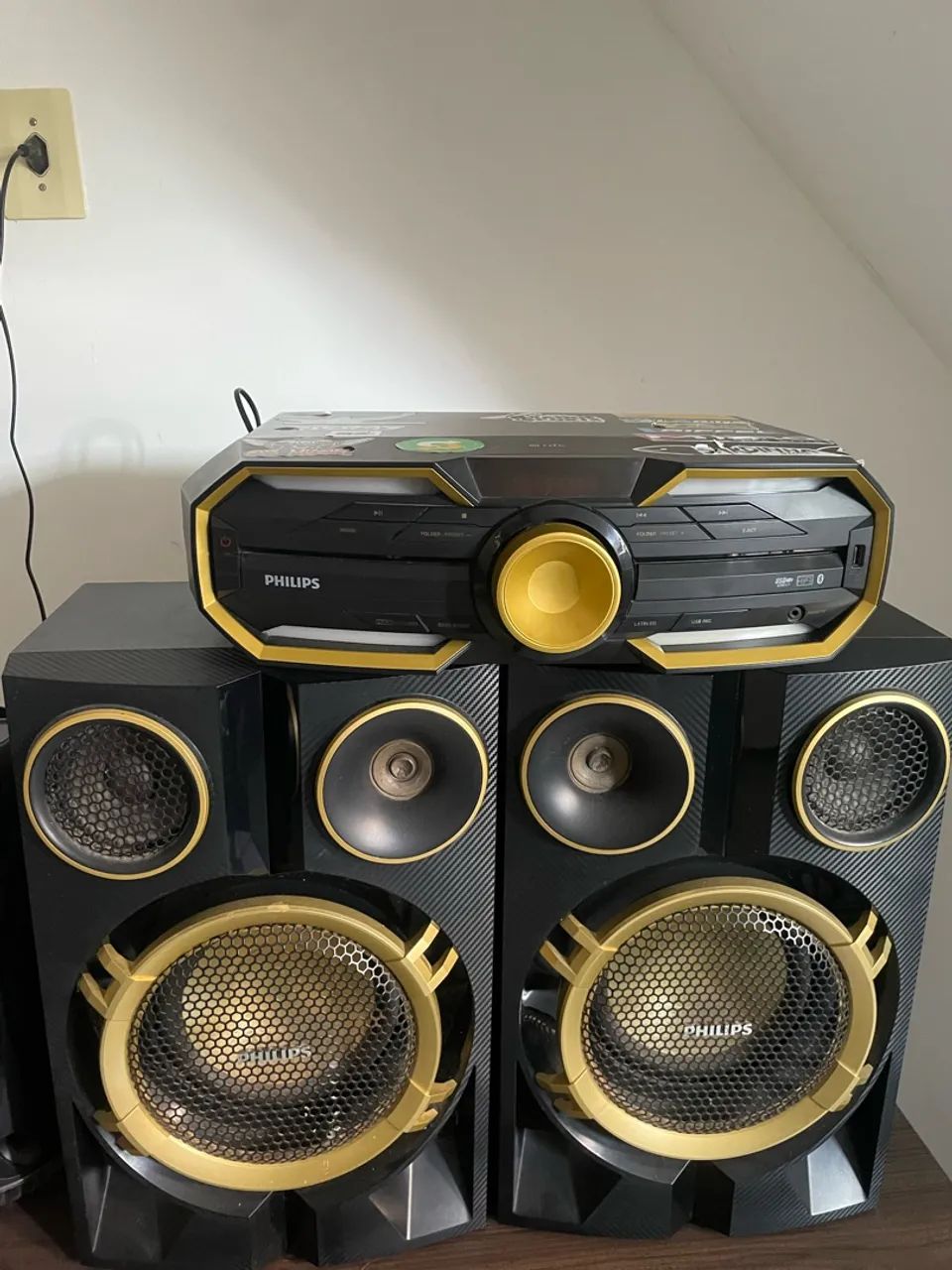 Mini system Philips( defeito ) - Foto 2