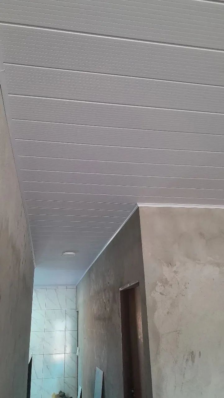 Forro pvc instalado 