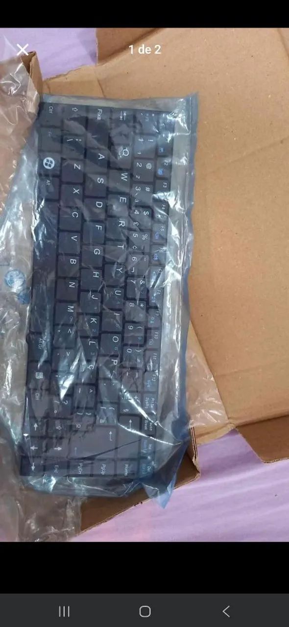 Teclado notebook novo na caixa