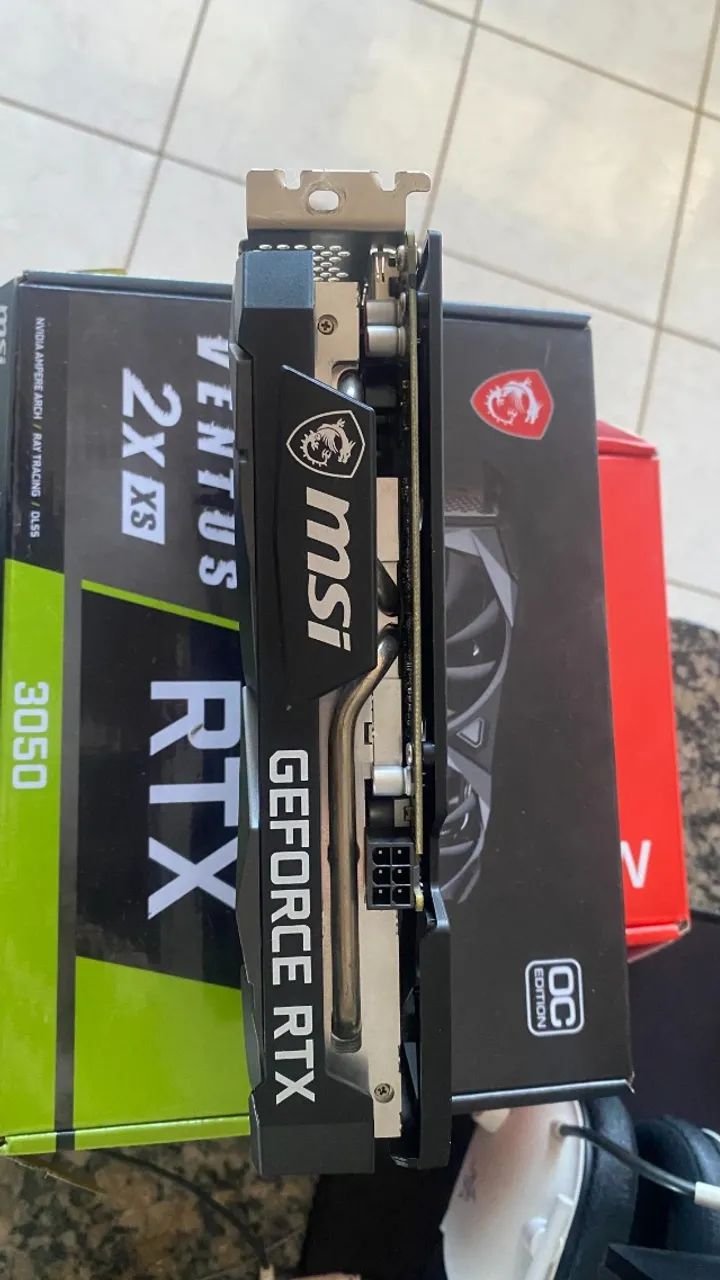 Placa de vídeo GEFORCE MSI RTX 3050 VENTUS 2X 8GB OC - Foto 3