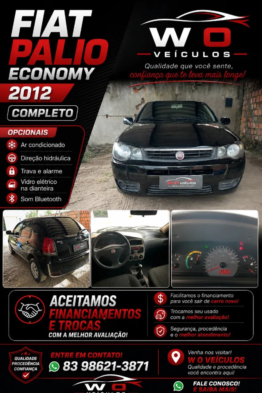 Fiat Palio Palio 1.0 ECONOMY Fire Flex 8V 4p 2012