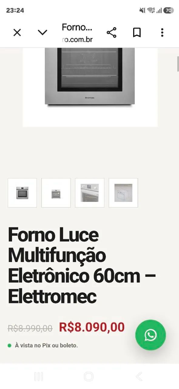 Forno de embutir Luce Elettromec  - Foto 4