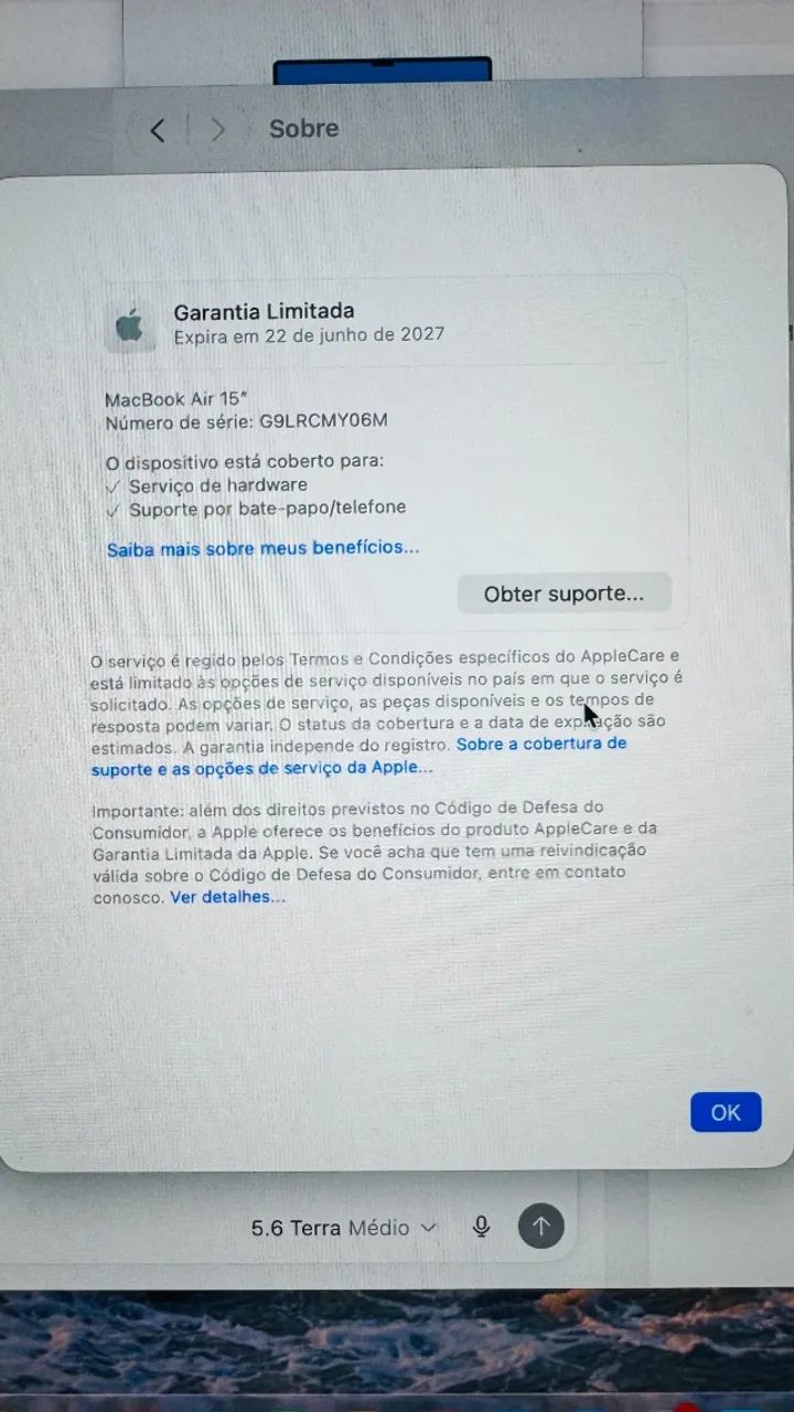 MacBook Air 15" M5 16GB 512GB - GPU 10 núcleos - Garantia até 2027 - Foto 5
