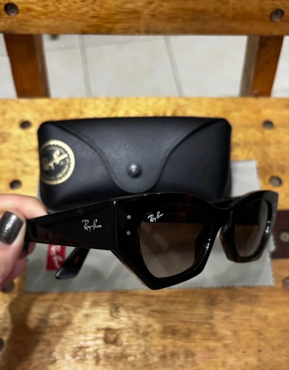 Óculos Ray ban original modelo Zena  - Foto 3