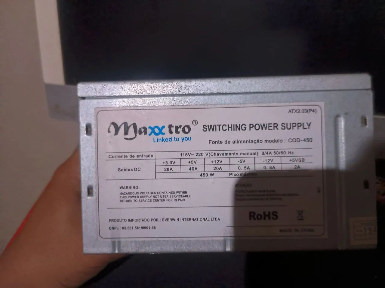 Fonte de Pc 