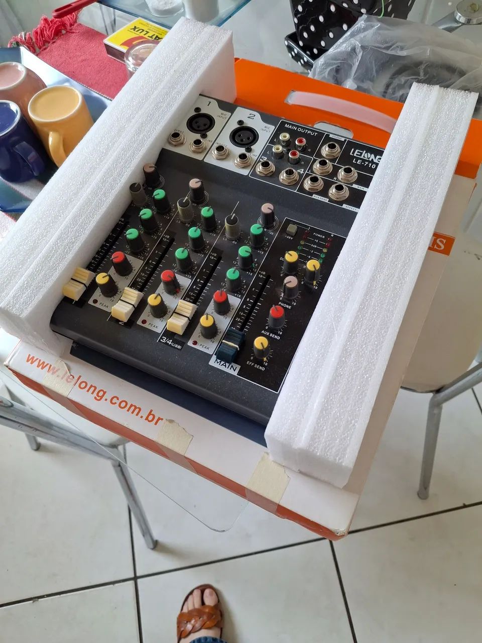 Mesa de som