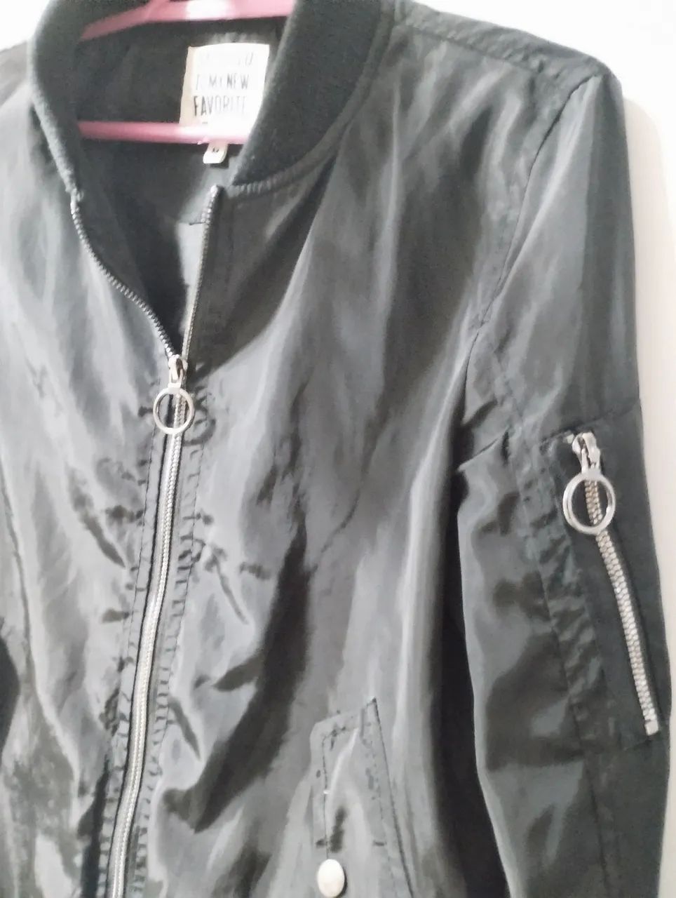 Jaqueta Bomber  pop me em nylon - P - Foto 3
