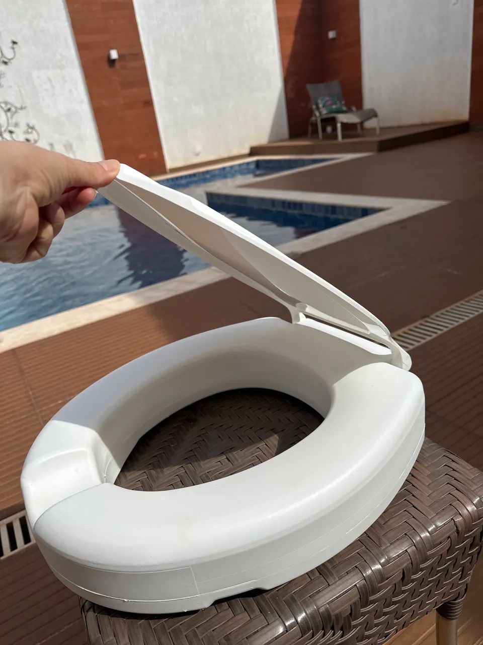 Assento de vaso para idoso
