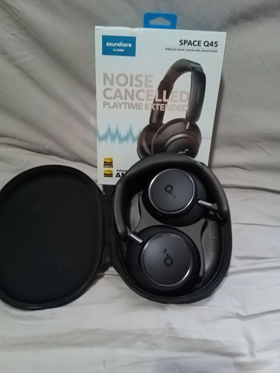 Headphone Anker Soundcore Space Q45, novo caixa aberta para testar