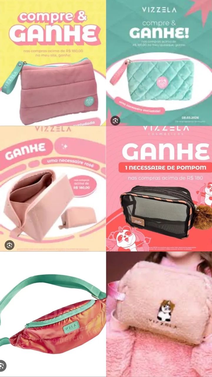 Necessaire e pochete da Vizzela