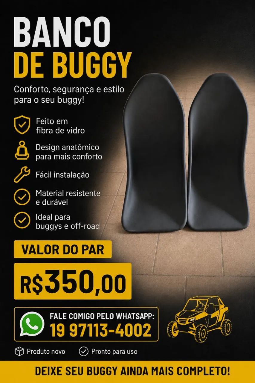 Banco para buggy 