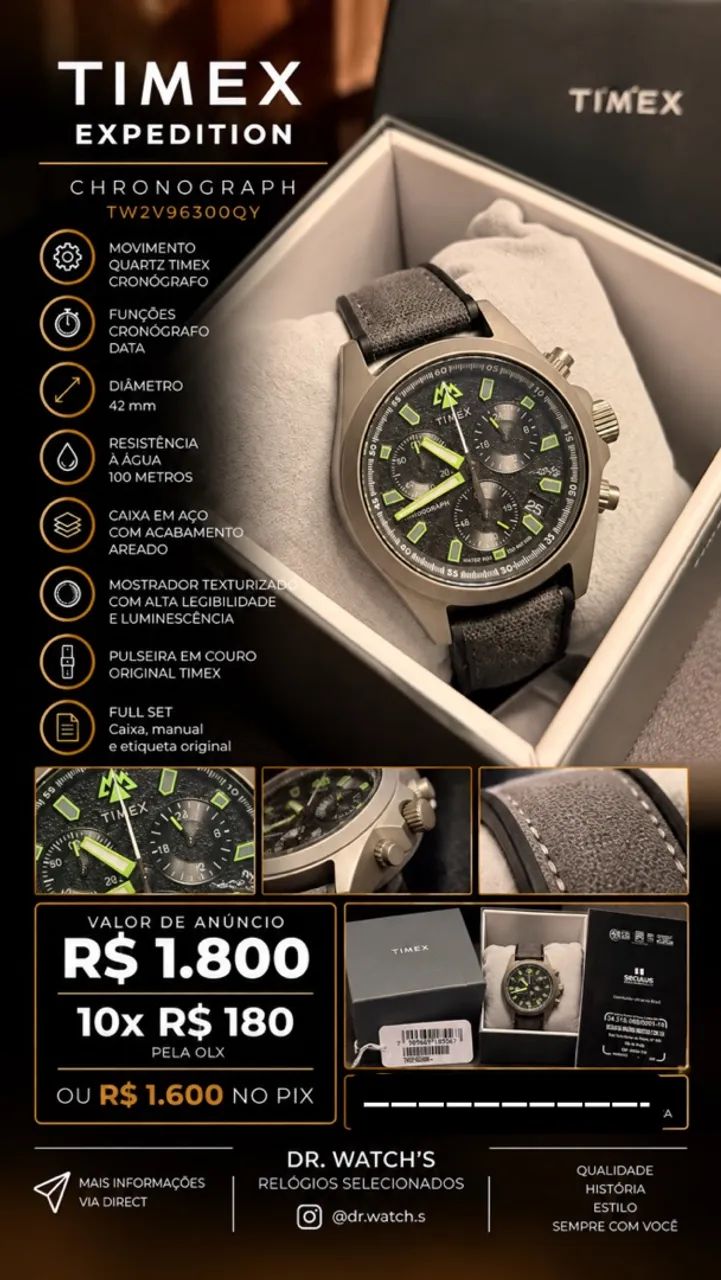 Timex Exoedition Chronograph 