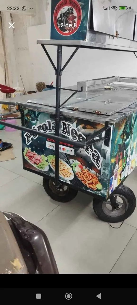 Vendo carrinho de praia sem a licença 3 mil  - Foto 4