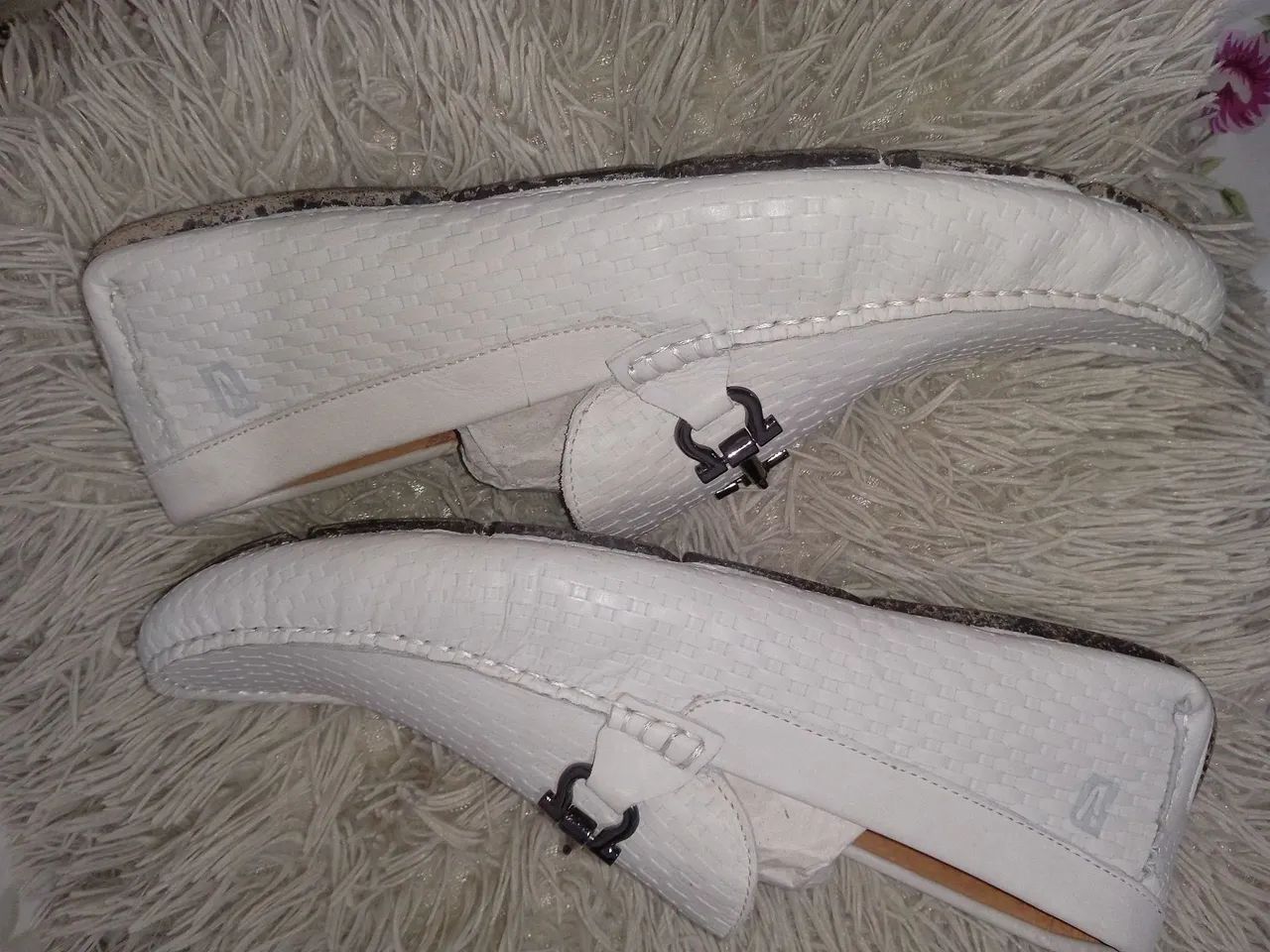 Sapato Mocassim Viggo masculino branco  - Foto 2