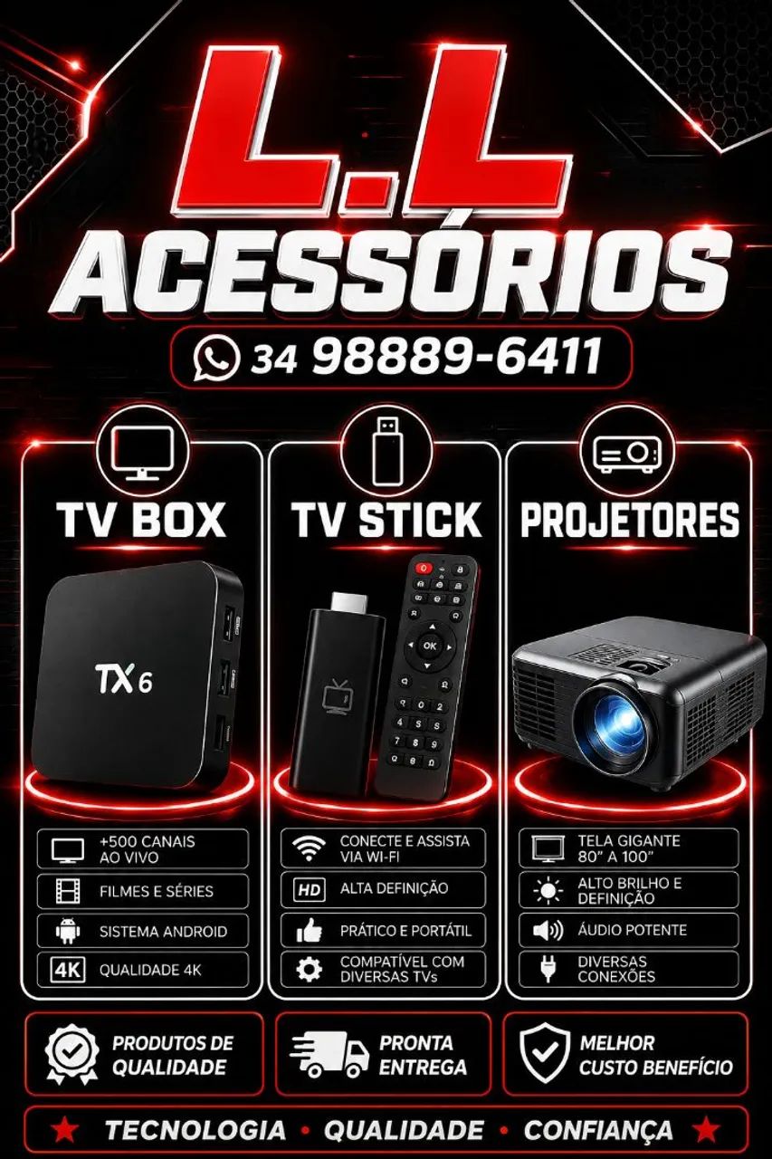 Todos os ítens a pronta entrega.