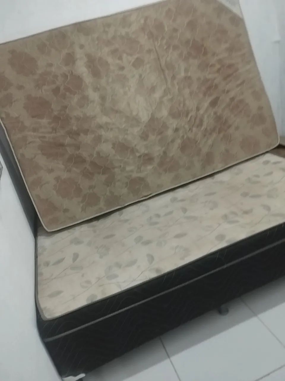 Cama box casal + colchão  - Foto 2