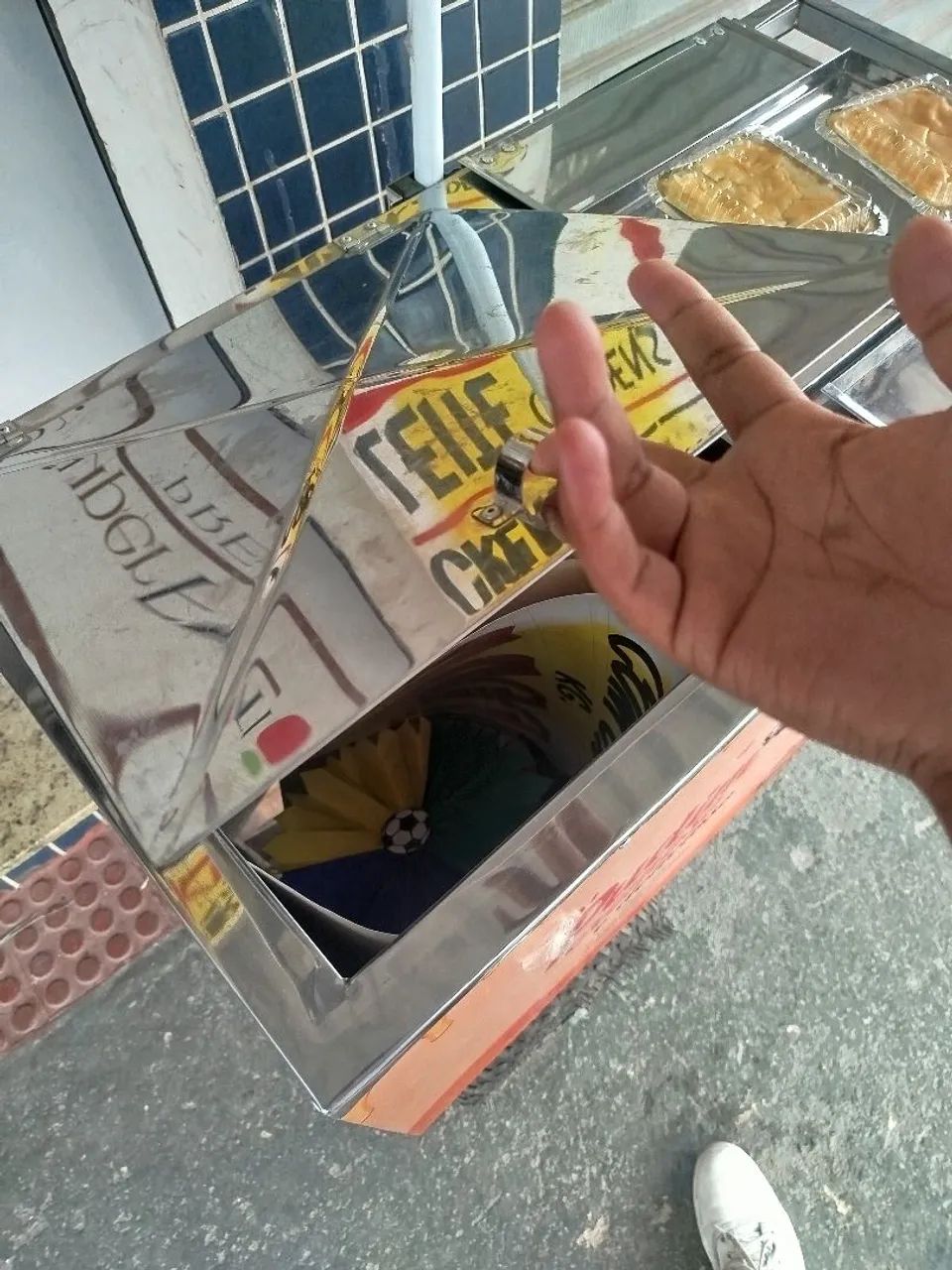 Venda carrinho de inox novo. - Foto 5