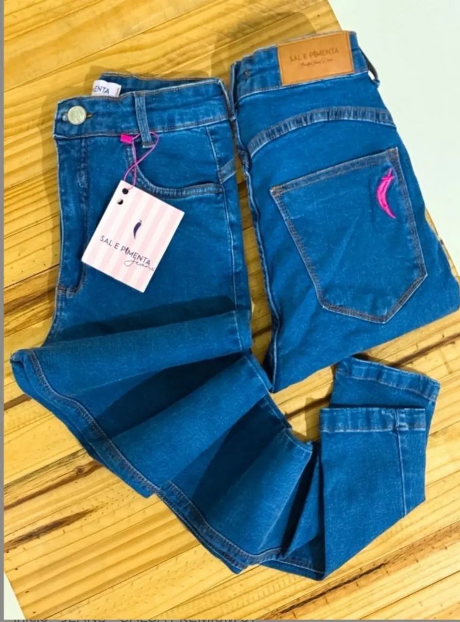 Calça sal e pimenta 