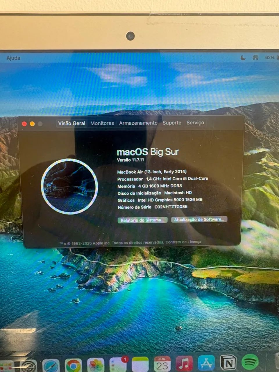 USADO Macbook Air 13 2014 - Foto 4