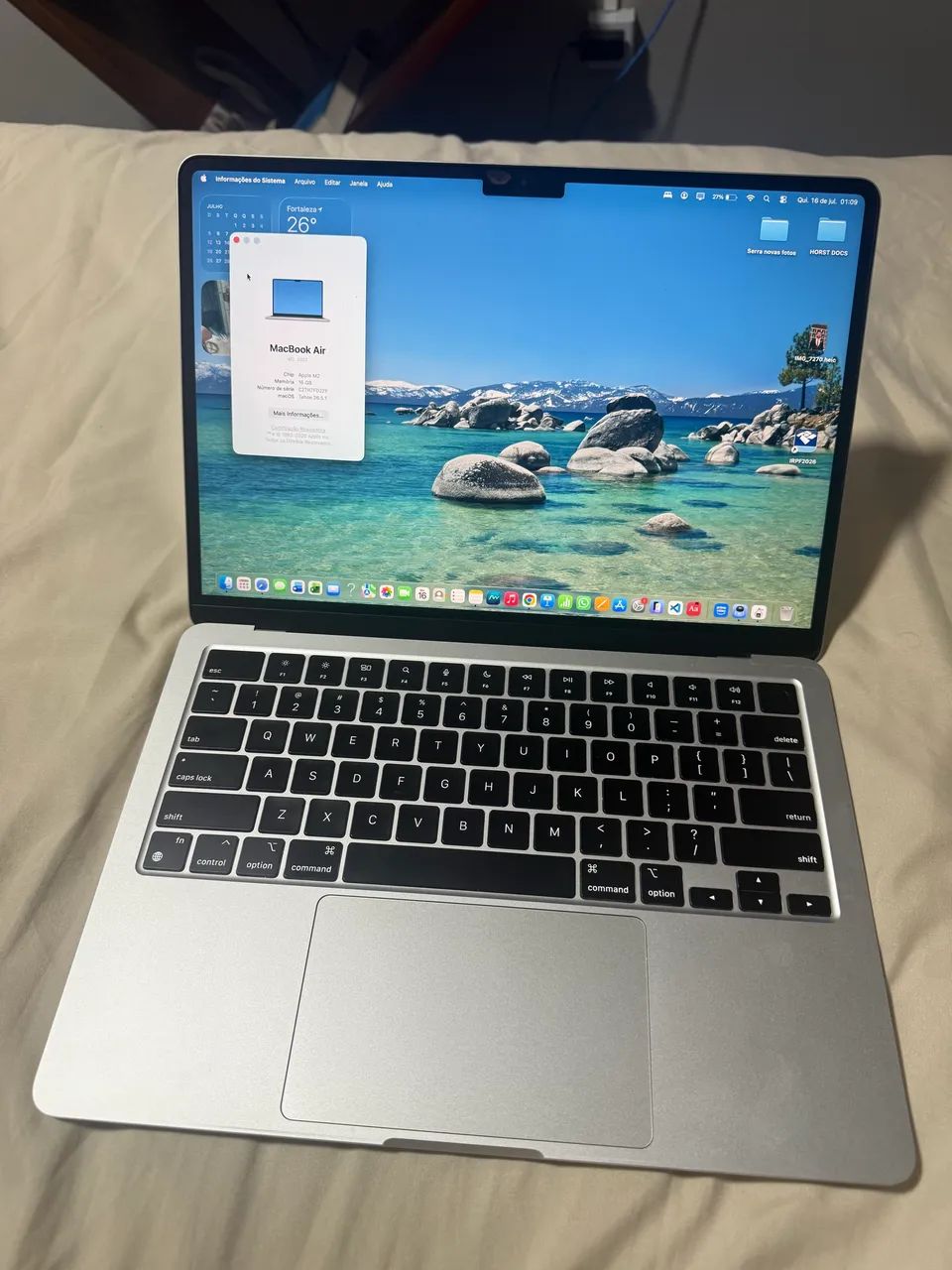 MacBook Air m2 2022 16gb 256gb - Foto 4