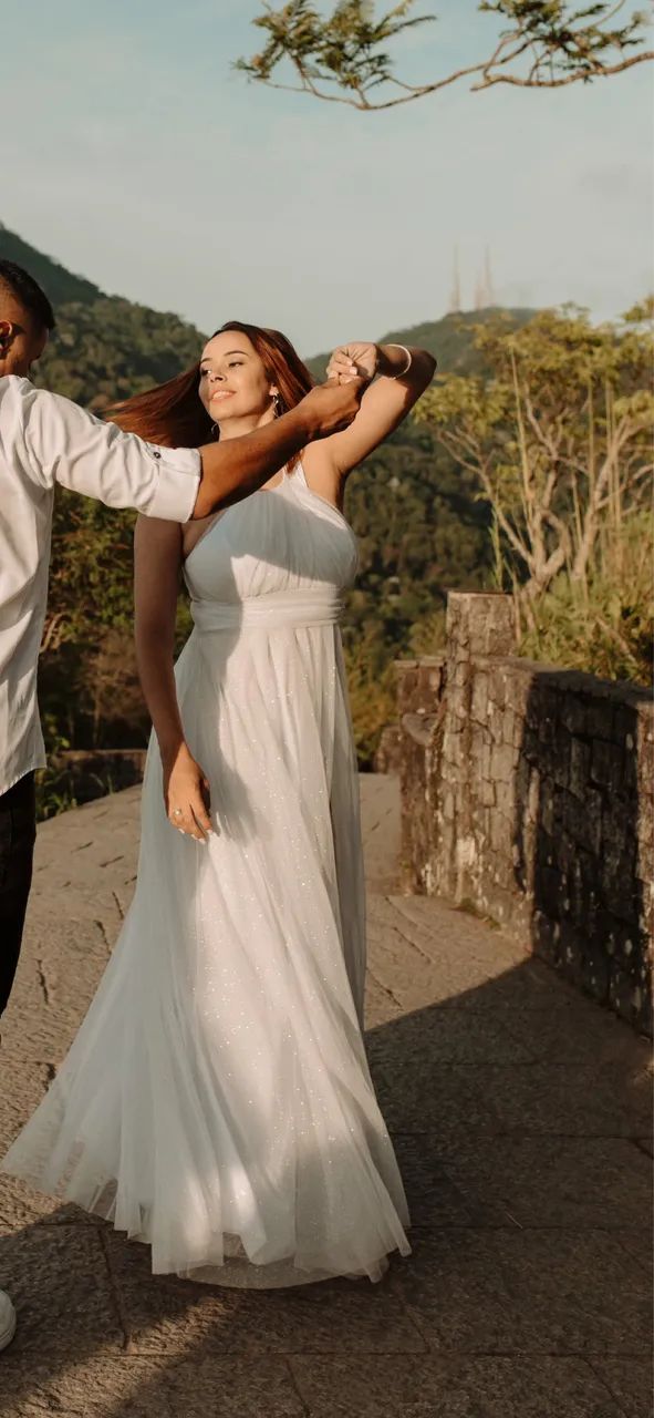 Vestido de festa branco 
