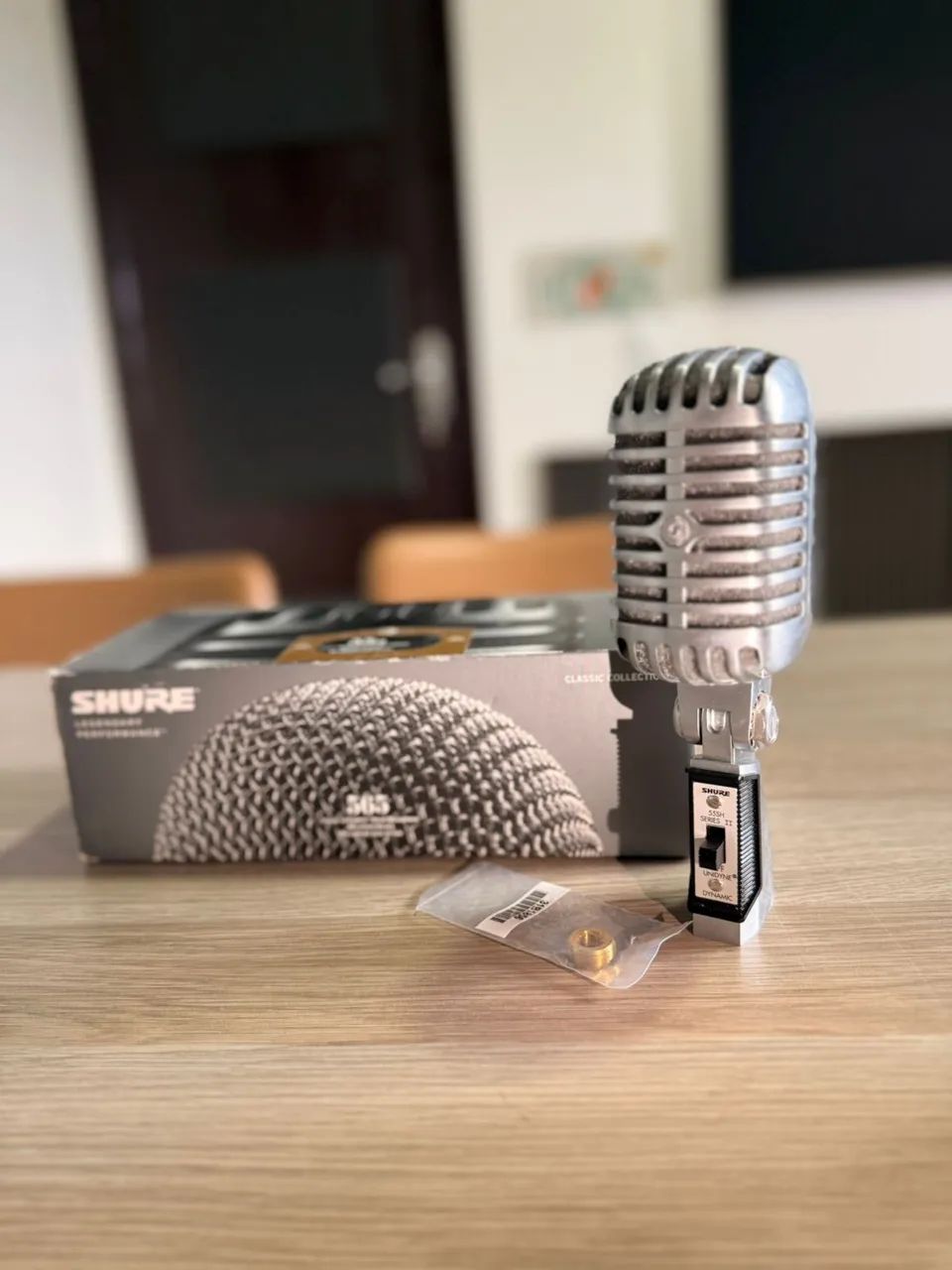 MICROFONE SHURE 565 CLASSIC RETRÔ - ORIGINAL  - Foto 3