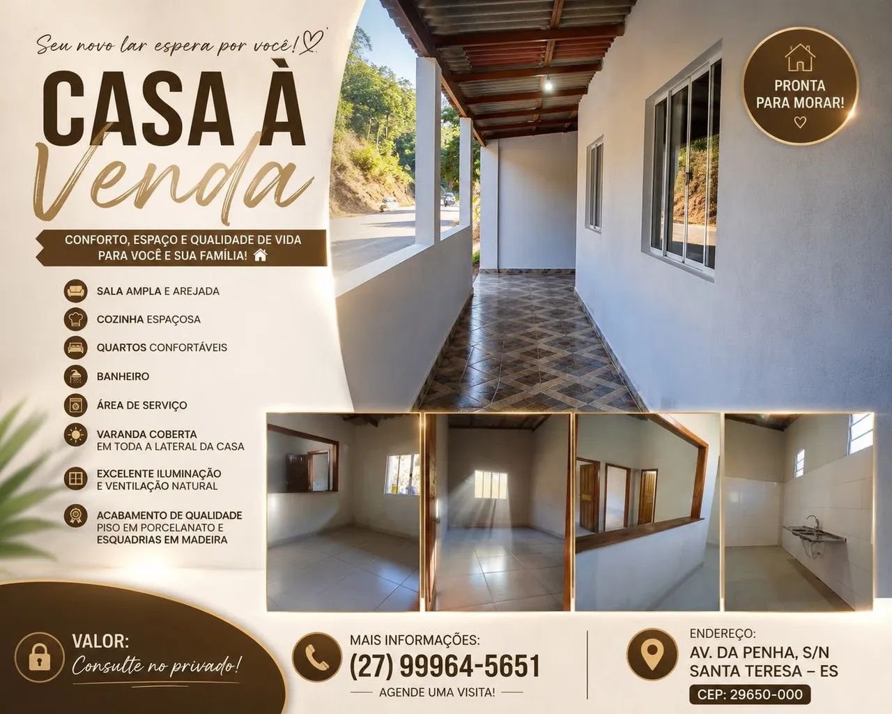 Casa em Santa Teresa (na Penha )