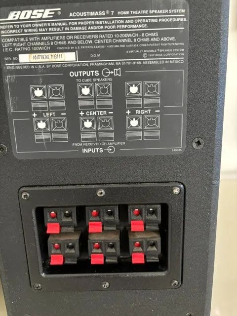 Sistema de Som Bose Subwoofer e Satélites - Foto 5