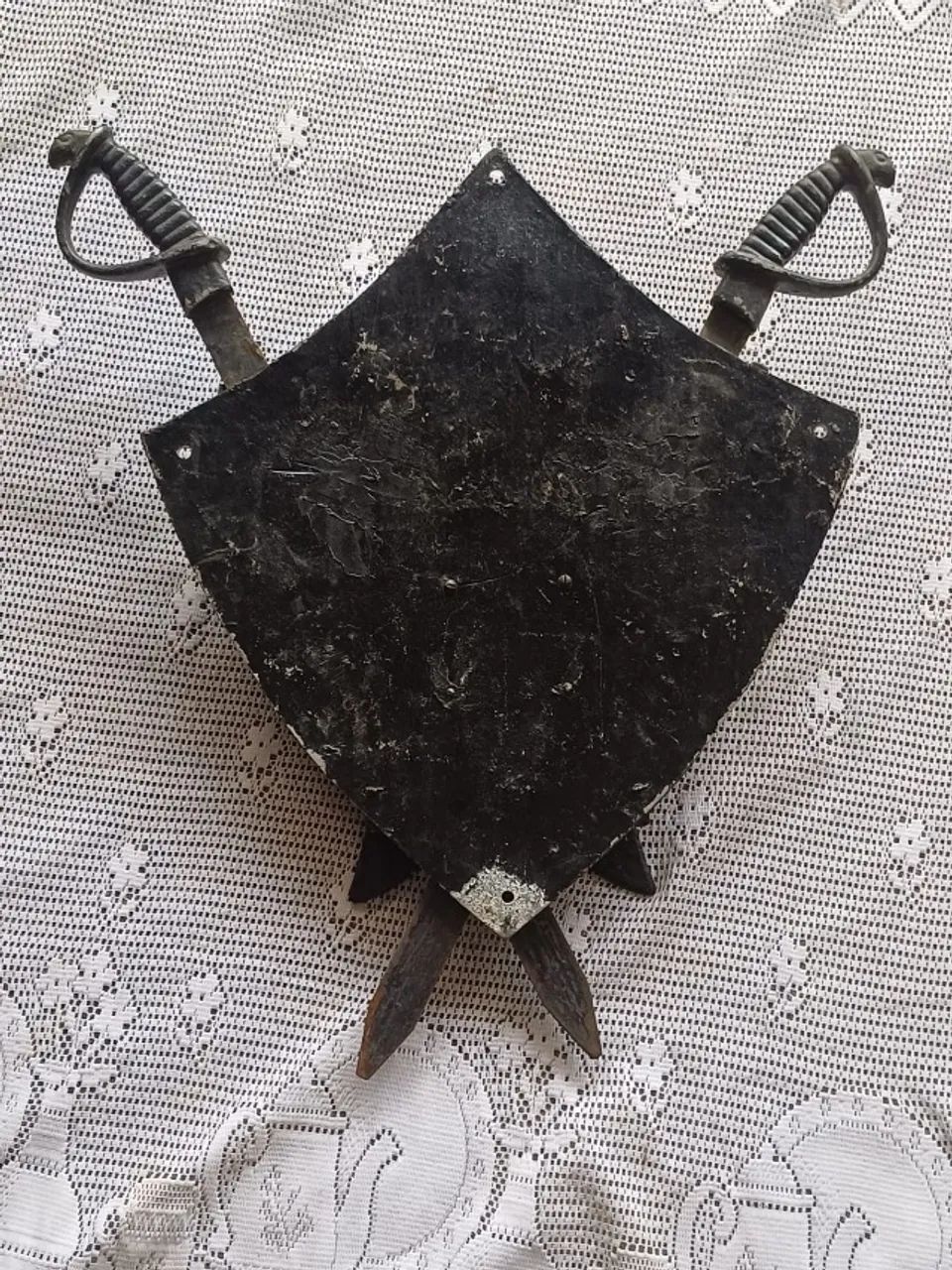 Armadura medieval decorativa em ferro  - Foto 3